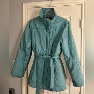 London Fog Women's Aqua / Teal Puffer Jacket